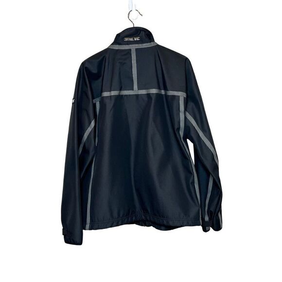 Caterpillar black fleece lined weatherproof jacket size L - Picture 2 of 16